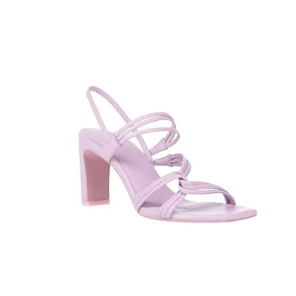 Sandro Spring Summer 2021 leather purple heels - Picture 1 of 10